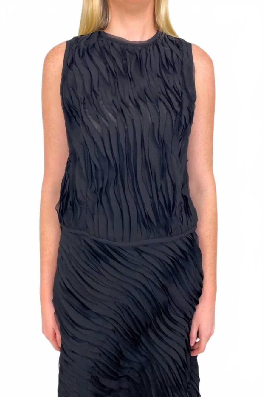 NEW ULLA JOHNSON celina top in noir